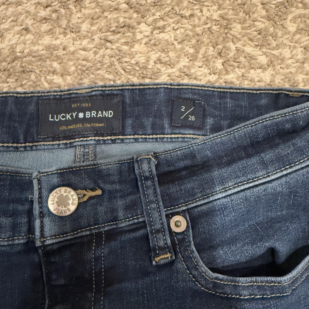 Lucky Brand skinny jeans- Cropped/ankle length